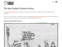 Tablet Screenshot of cartoons.org.nz