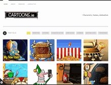 Tablet Screenshot of cartoons.ie